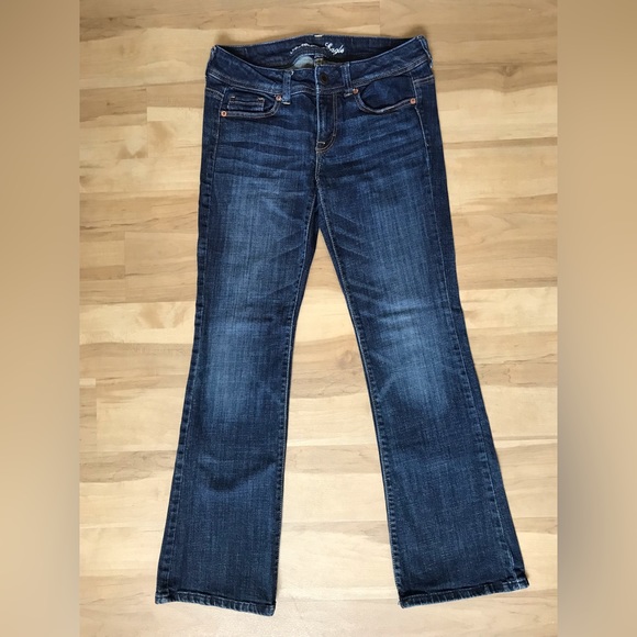 American Eagle Original Boot Stretch Jeans, Size 4 Short - Picture 2 of 10